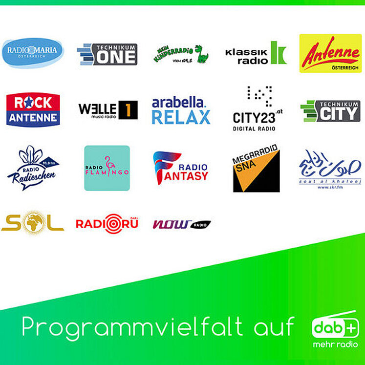 DAB+ Programme in Österreich