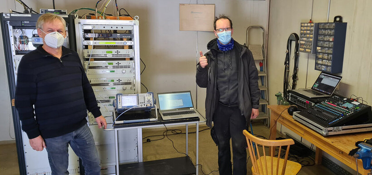 Lasershow und Silvesterradio im Kleinwalsertal ORS Techniker