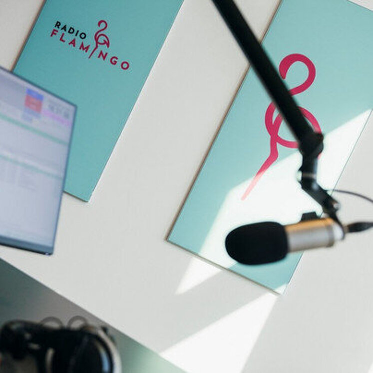 Studio von Radio Flamingo