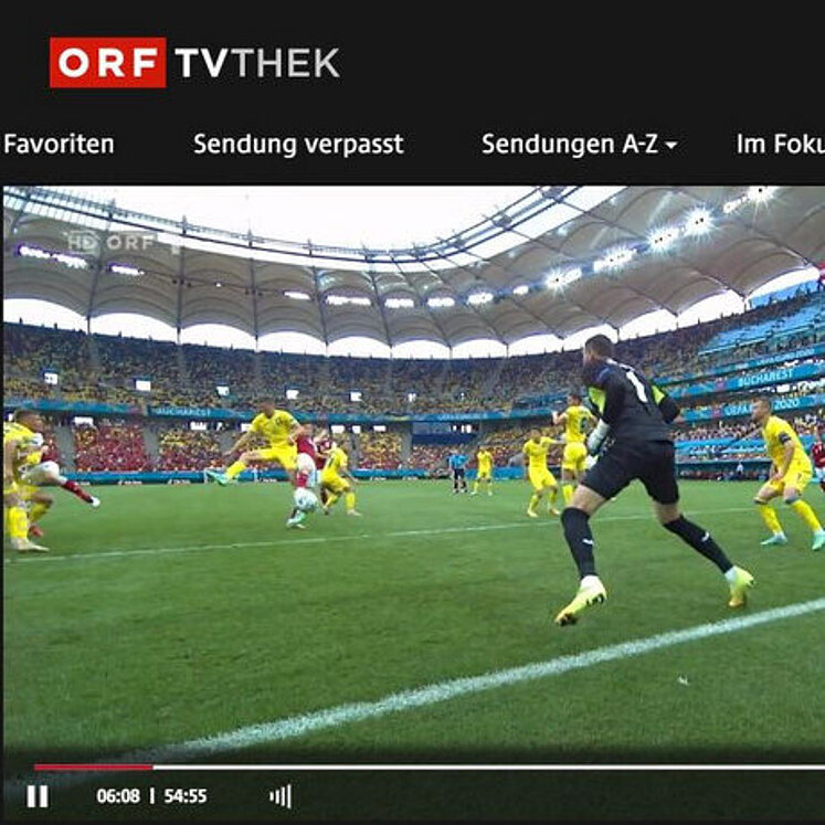 ORF TVthek Fußball