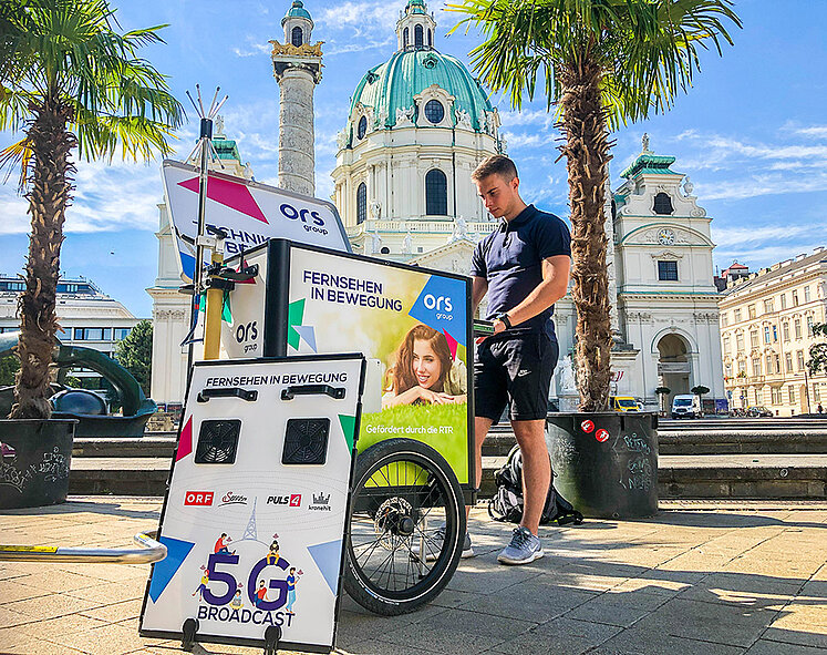 5G Broadcast Testbetrieb der ORS in Wien