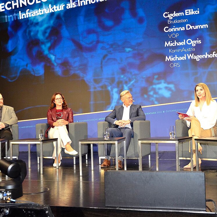 Diskussion bei Österreichischen Medientagen