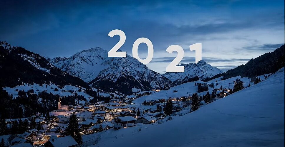 Lasershow und Silvesterradio im Kleinwalsertal