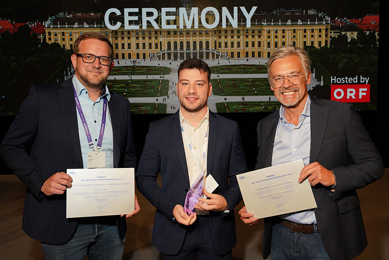 ward for technical innovations presented in Vienna Group picture EBU Award