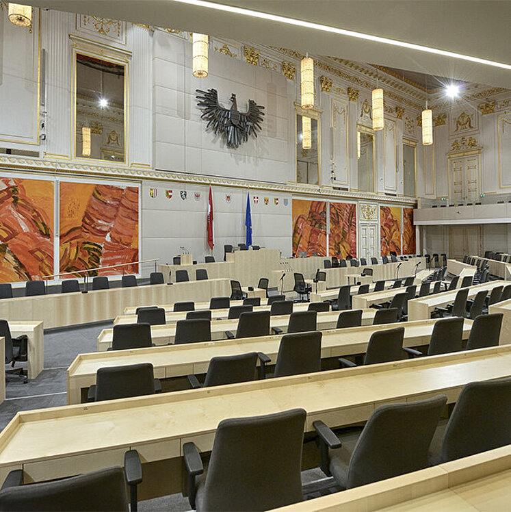 Innenansicht des Österreichischen Parlaments