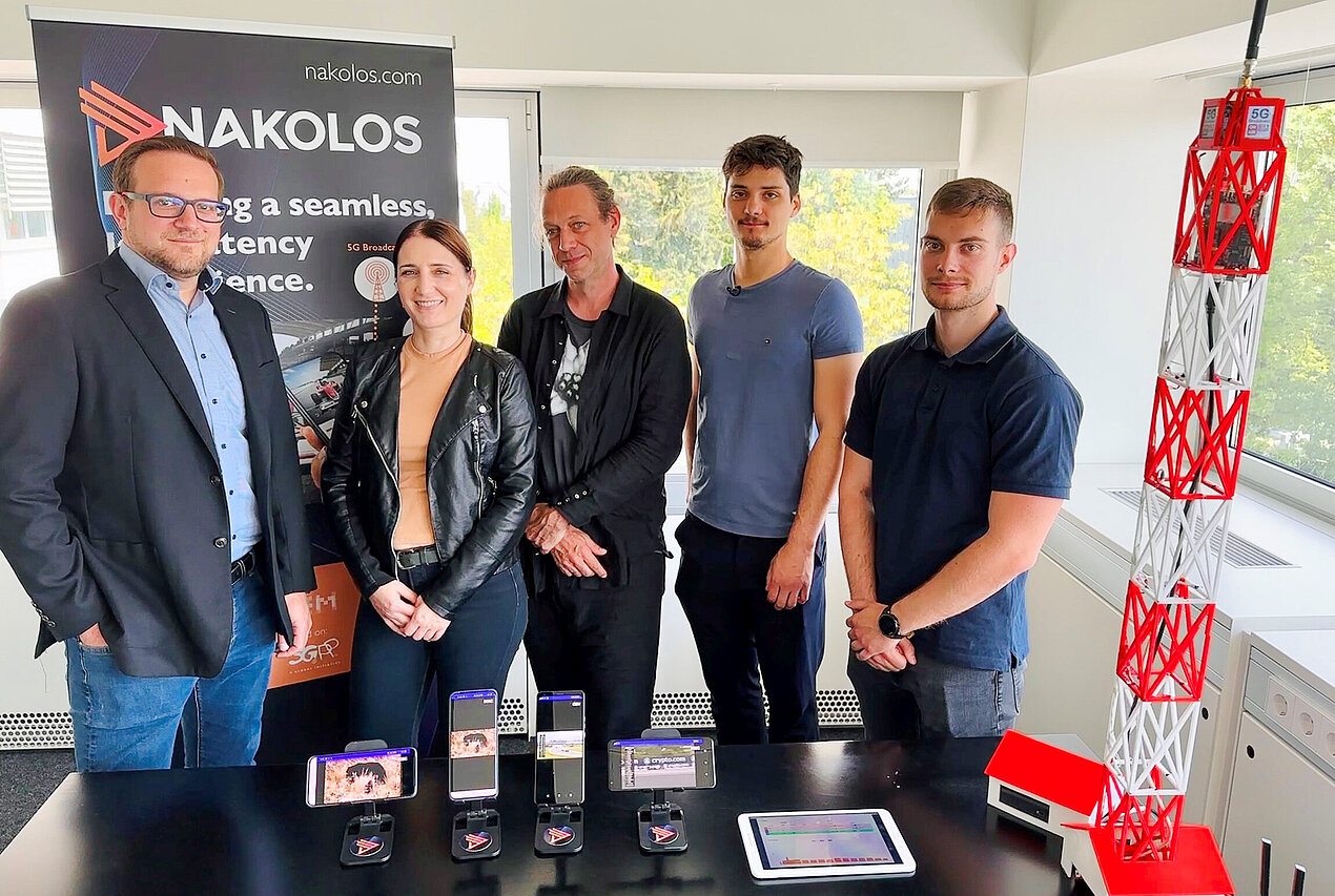 Award for technical innovations presented in Vienna Nakolos Project Team