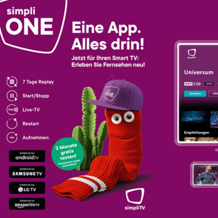 simpliTV Socke Werbesujet