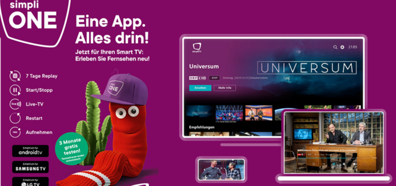 simpliTV Socke Werbesujet