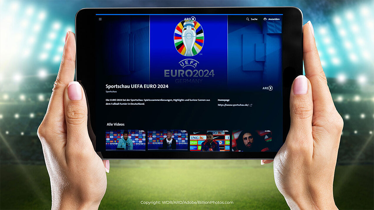 WDR Selects Insys VT and ORS Group for Seamless EURO 2024 Streaming Euro Streaming on Tablet