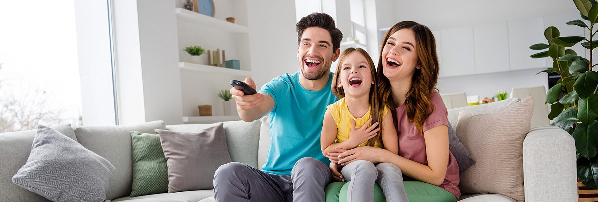 ORS Cable TV Family watching TV