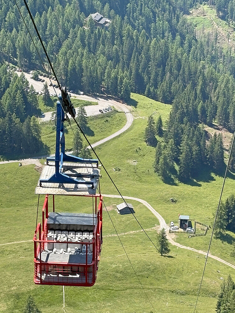 Seilbahn mit Gondel