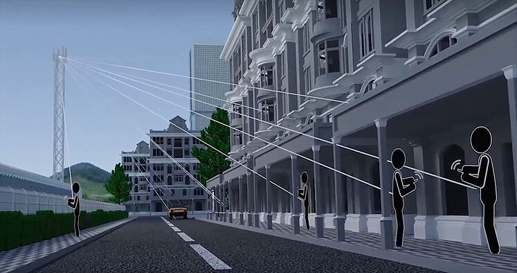 5G Broadcast: Technology sketch: High tower high power transmission